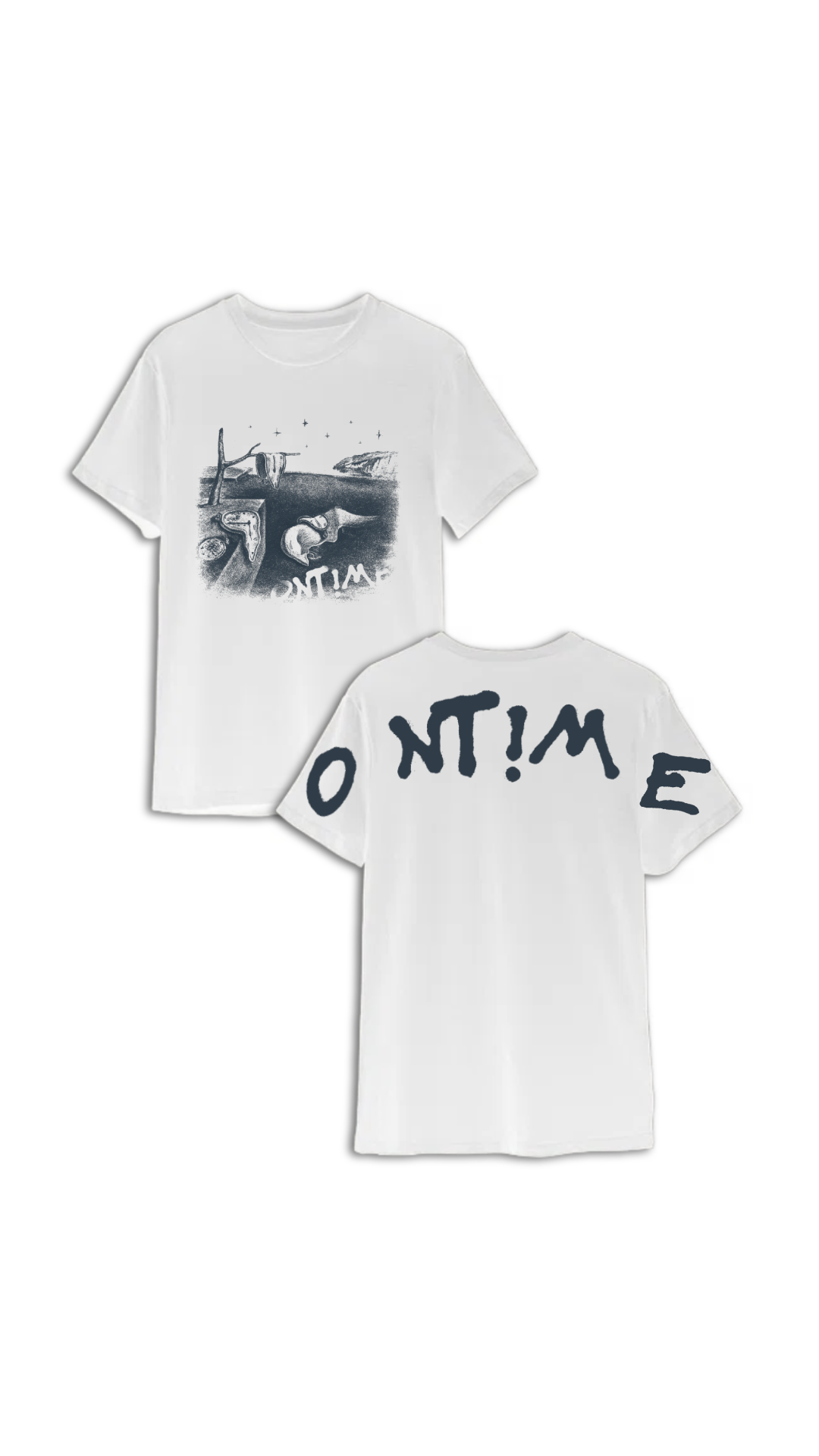 "ANNIVERSARY" White Oversized Tee