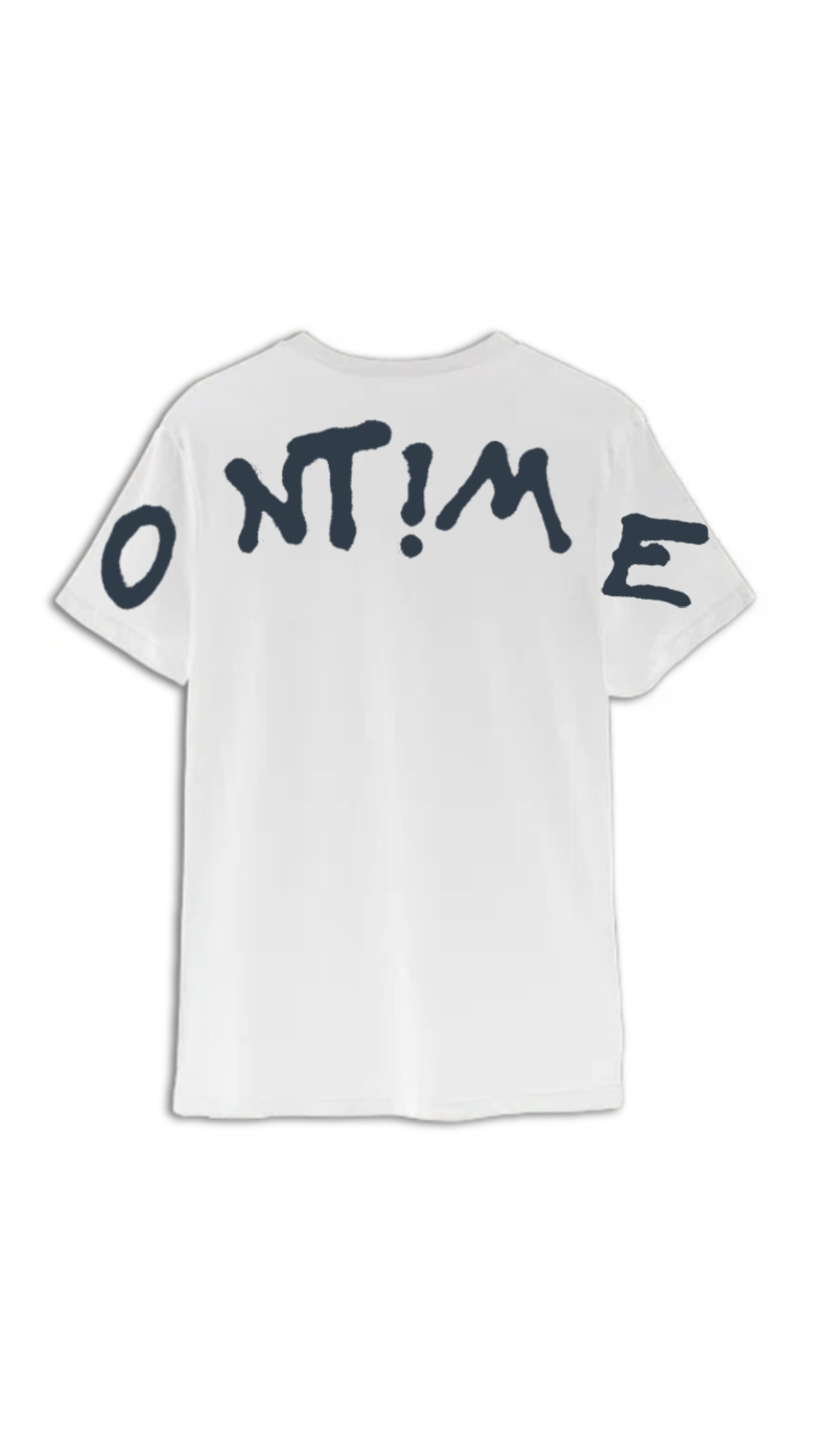 "ANNIVERSARY" White Oversized Tee